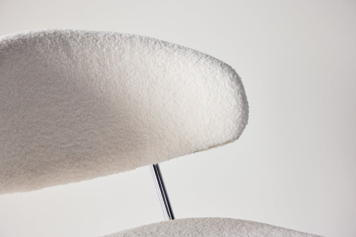 2-piece set - Seville chair with bouclé upholstery for warmth and texture