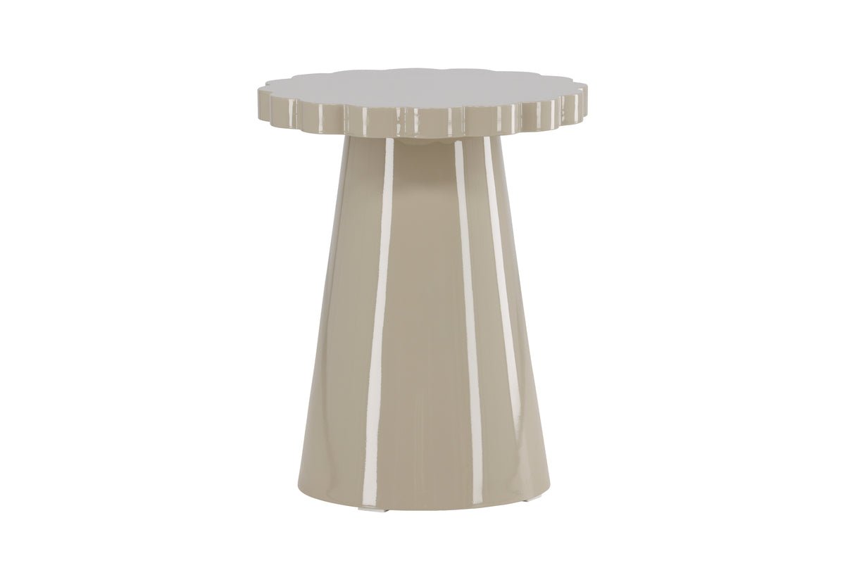 Side table Soria – Ø45 cm in Beige