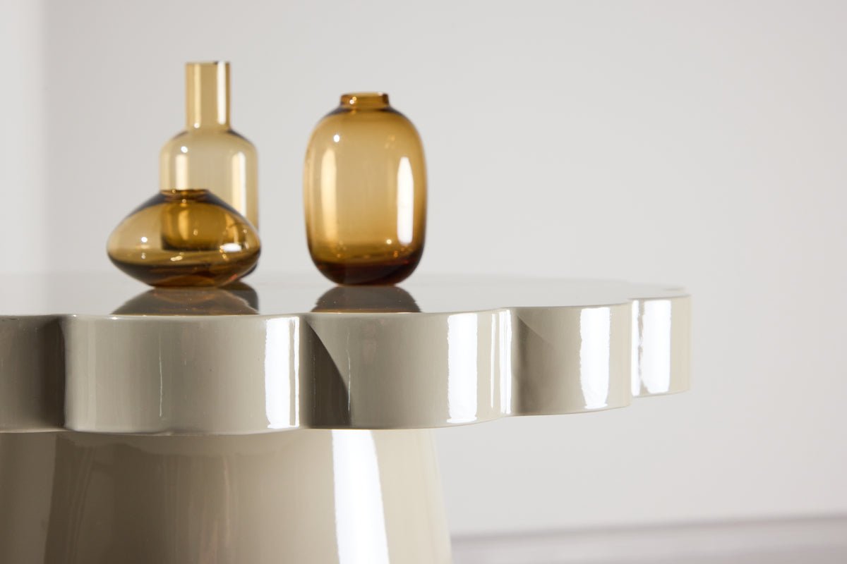 Side table Soria – Ø45 cm in Beige