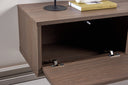 Designer TV lowboard Taverno – Warm wood design with storage space