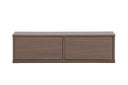 Designer TV lowboard Taverno – Warm wood design with storage space