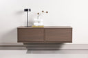 Designer TV lowboard Taverno – Warm wood design with storage space