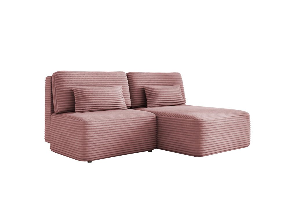 Designer Sofa Tilia Corduroy with Sleeping Function and Storage Space