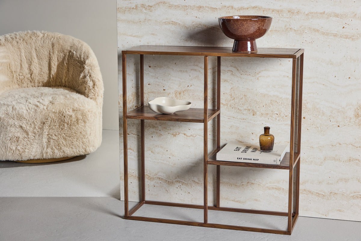 Regal Sorano – Standing shelf in walnut look