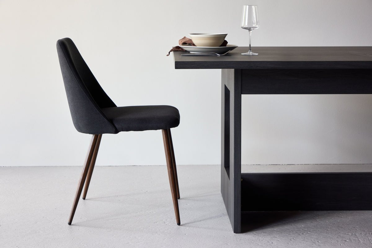 2-piece set - Chair Liora made of soft polyester velvet