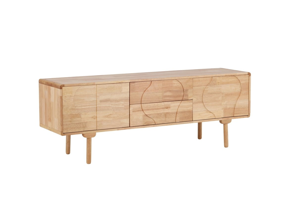 Dresser Feri - 180 cm Sideboard made of Rubberwood