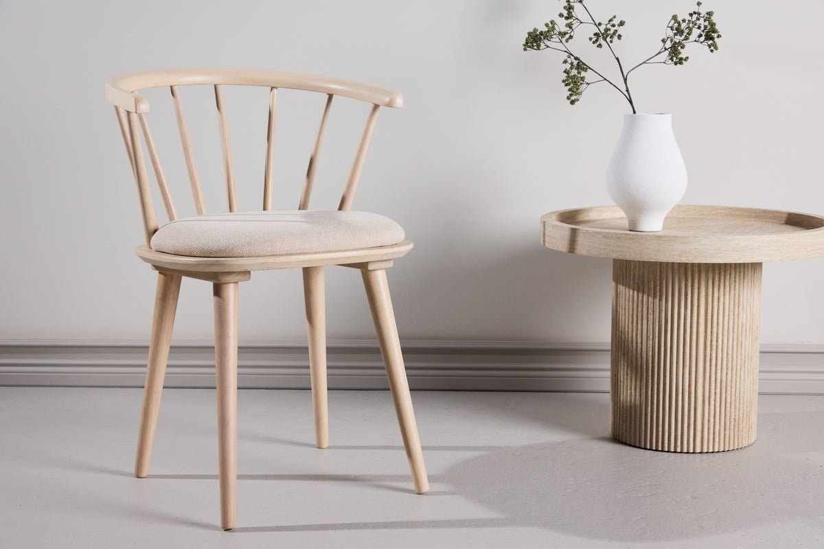 2-piece set - Ballado chair with permanently sewn seat cushion