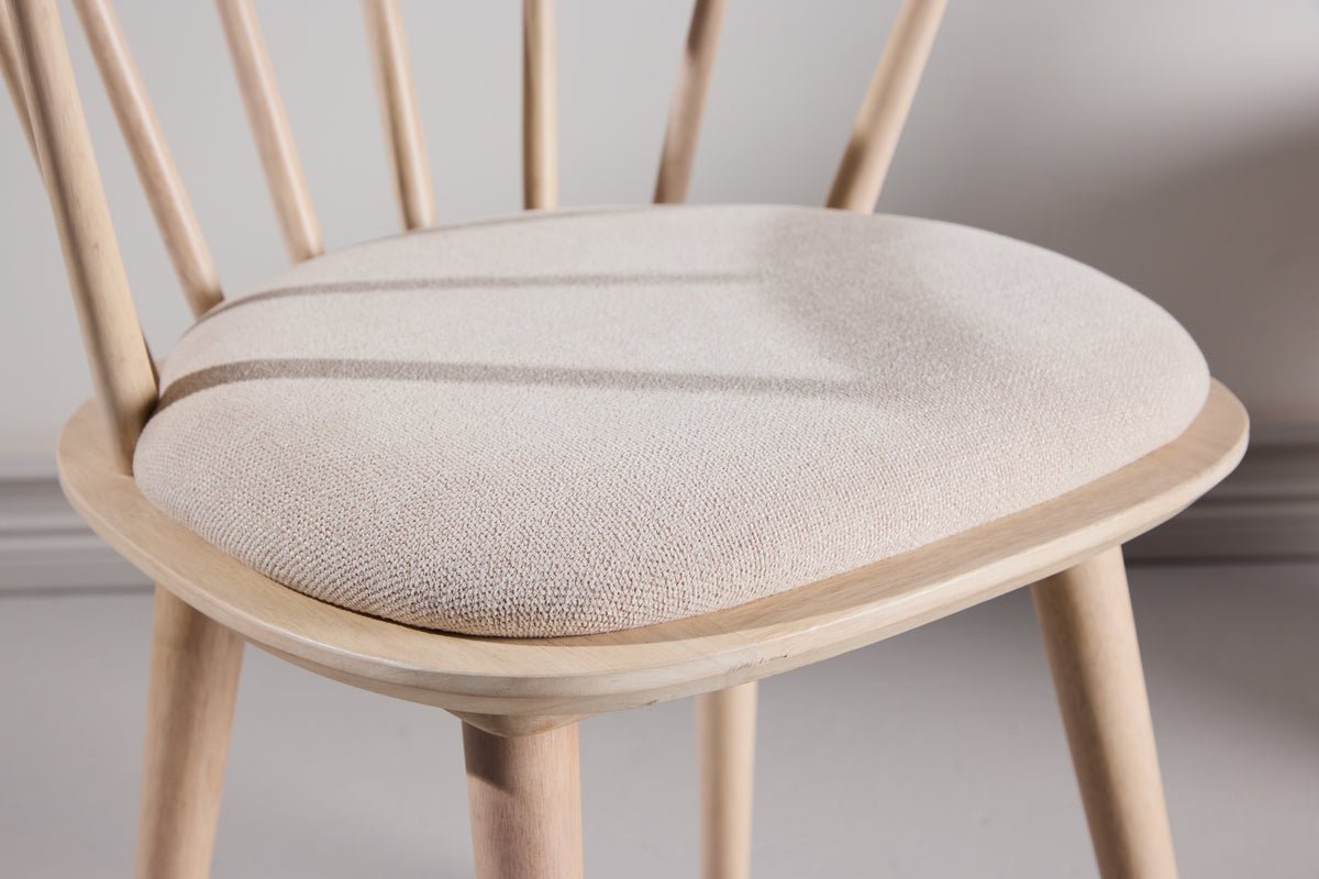 2-piece set - Ballado chair with permanently sewn seat cushion