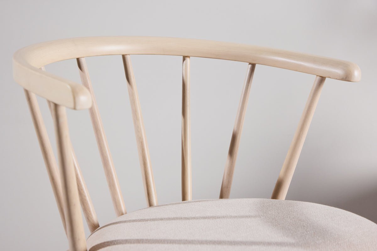 2-piece set - Ballado chair with permanently sewn seat cushion