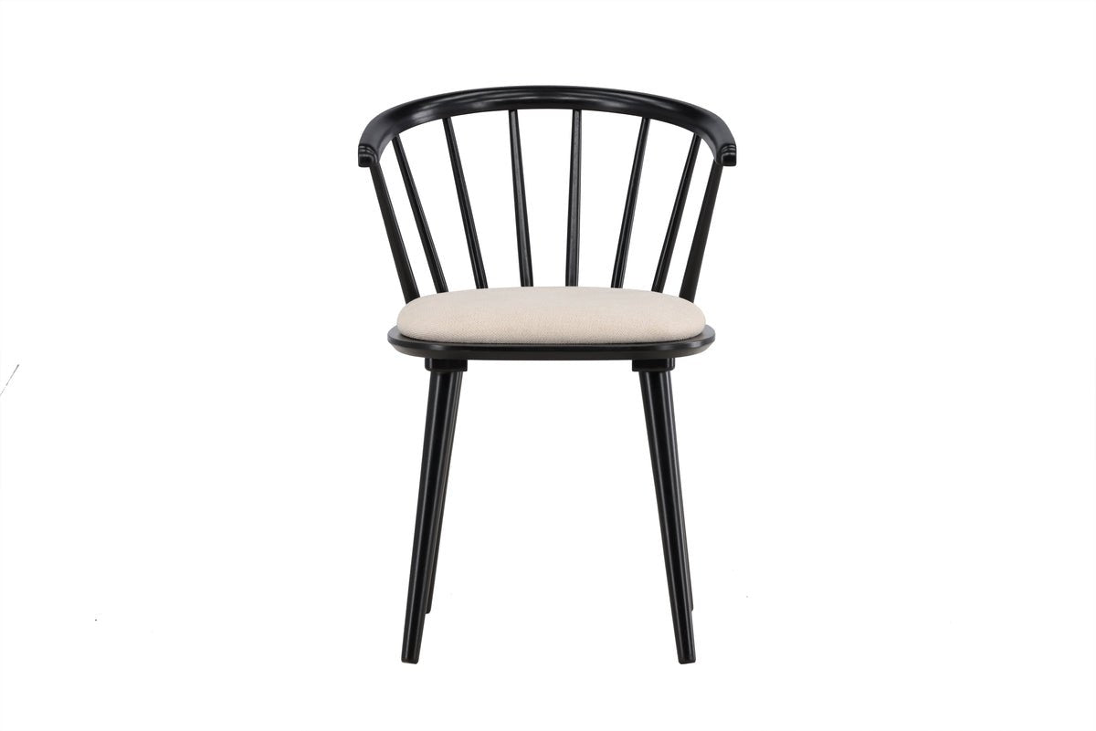 2-piece set - Ballado chair with permanently sewn seat cushion