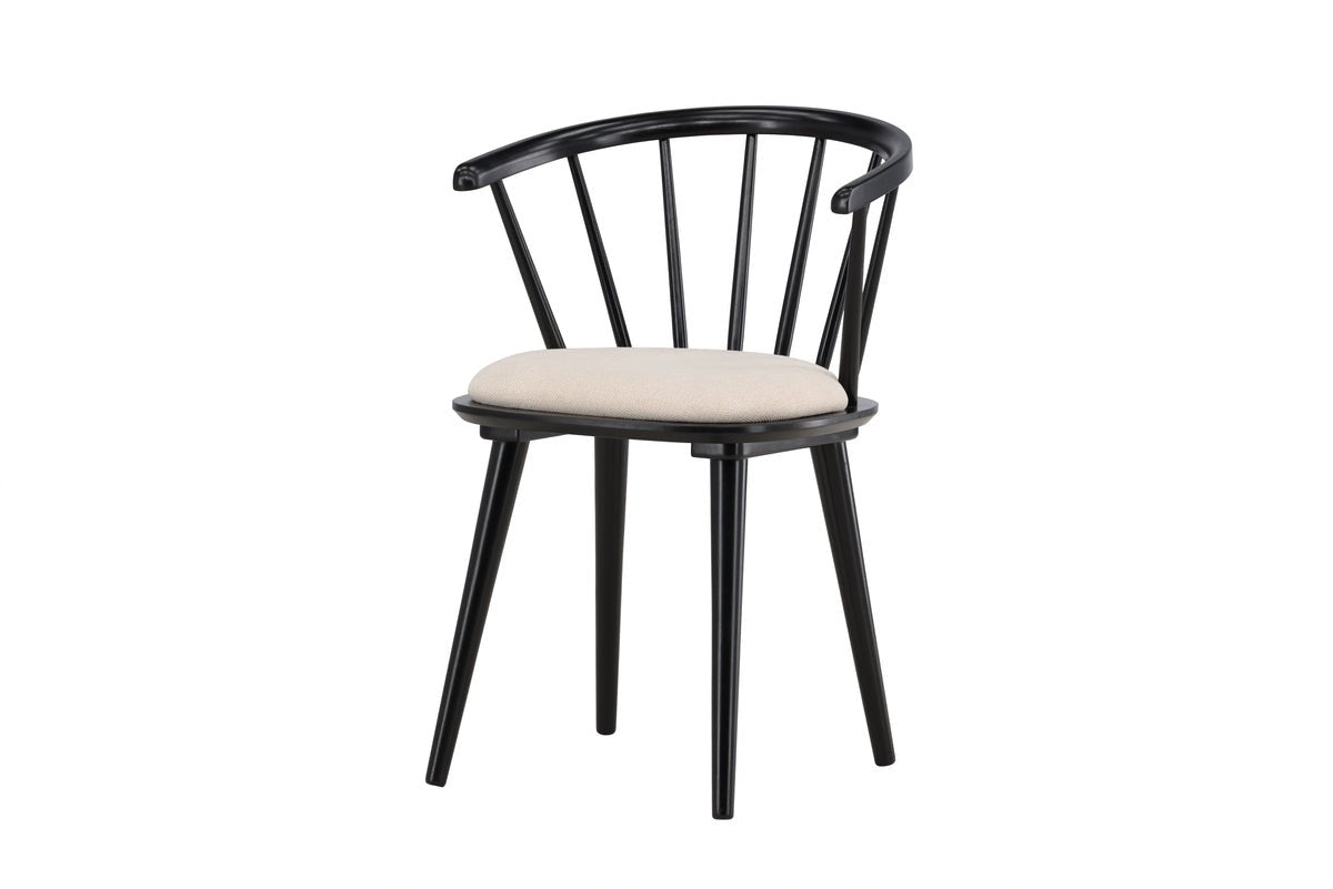 2-piece set - Ballado chair with permanently sewn seat cushion