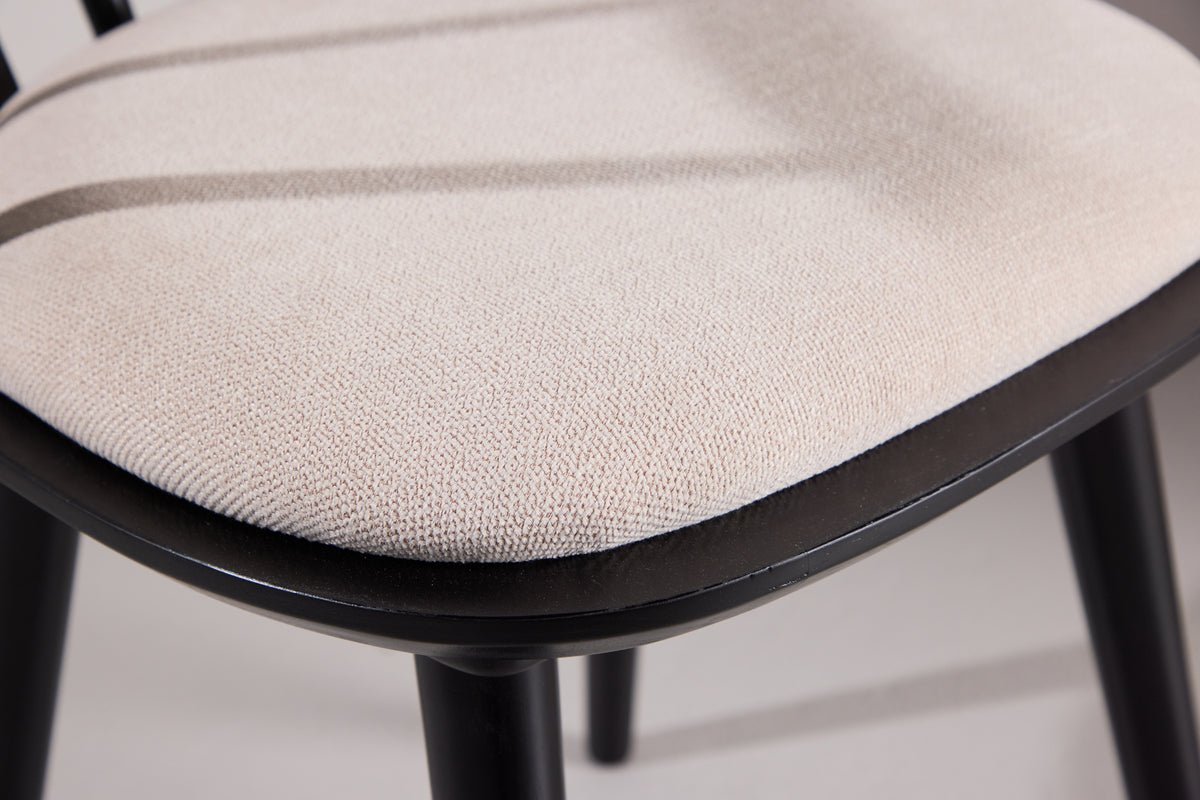 2-piece set - Ballado chair with permanently sewn seat cushion