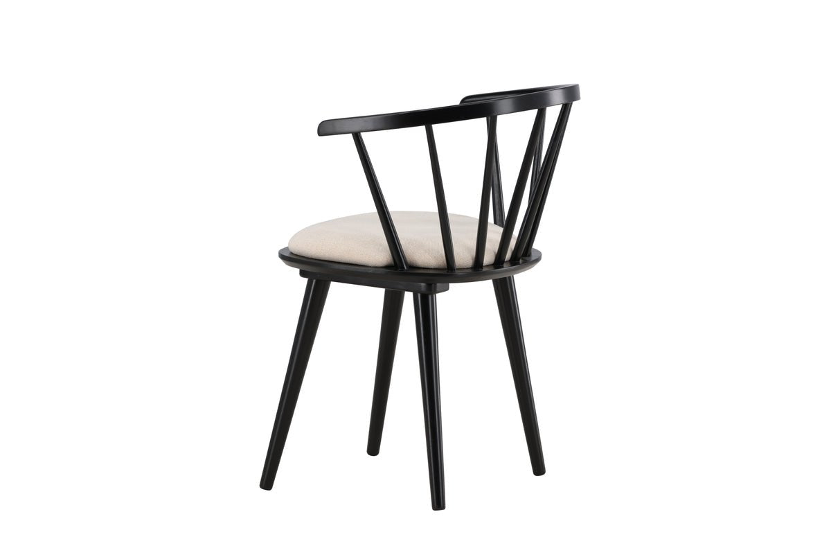 2-piece set - Ballado chair with permanently sewn seat cushion