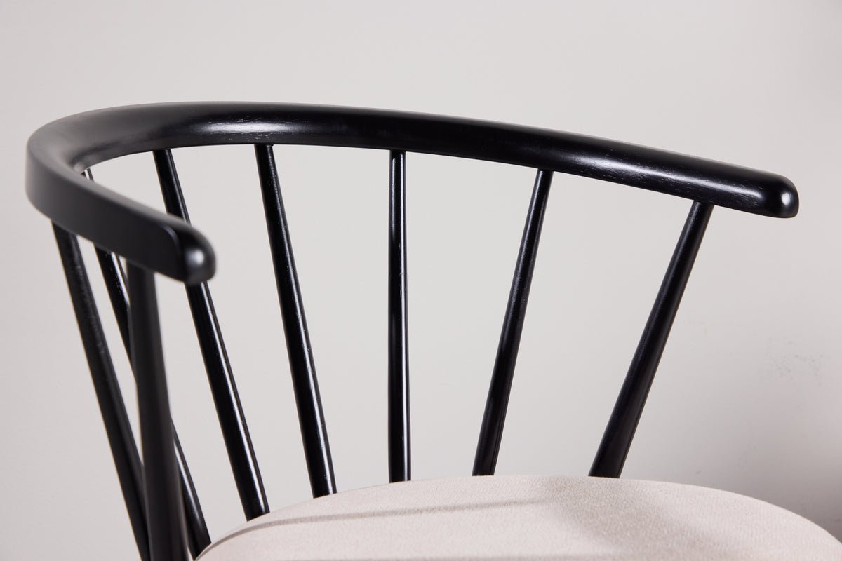 2-piece set - Ballado chair with permanently sewn seat cushion