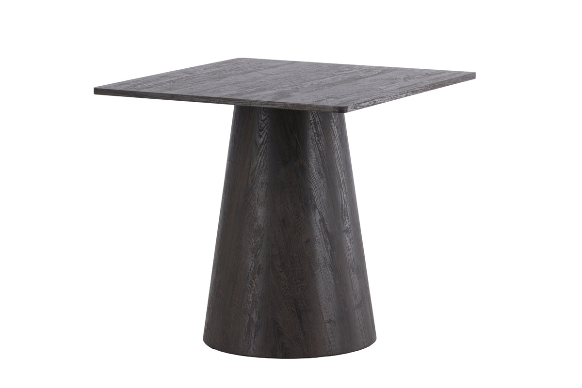 Dining table Moreno – Square table 80x80 cm in Mocca