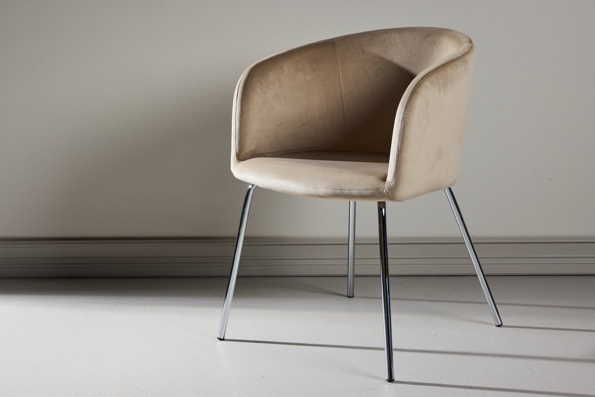 Chair Natura - Made of comfortable polyester velvet