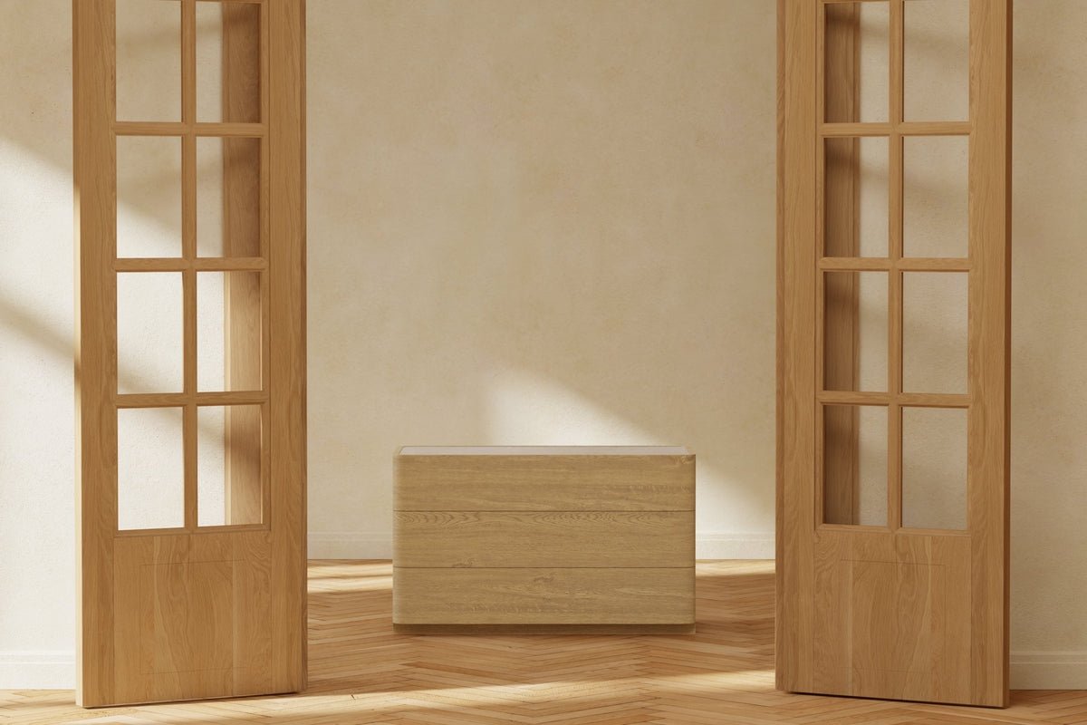 Side Table Cirella - in Natural Wood Appearance