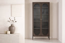 Showcase Belano - With 2 Doors and Wavy Glass