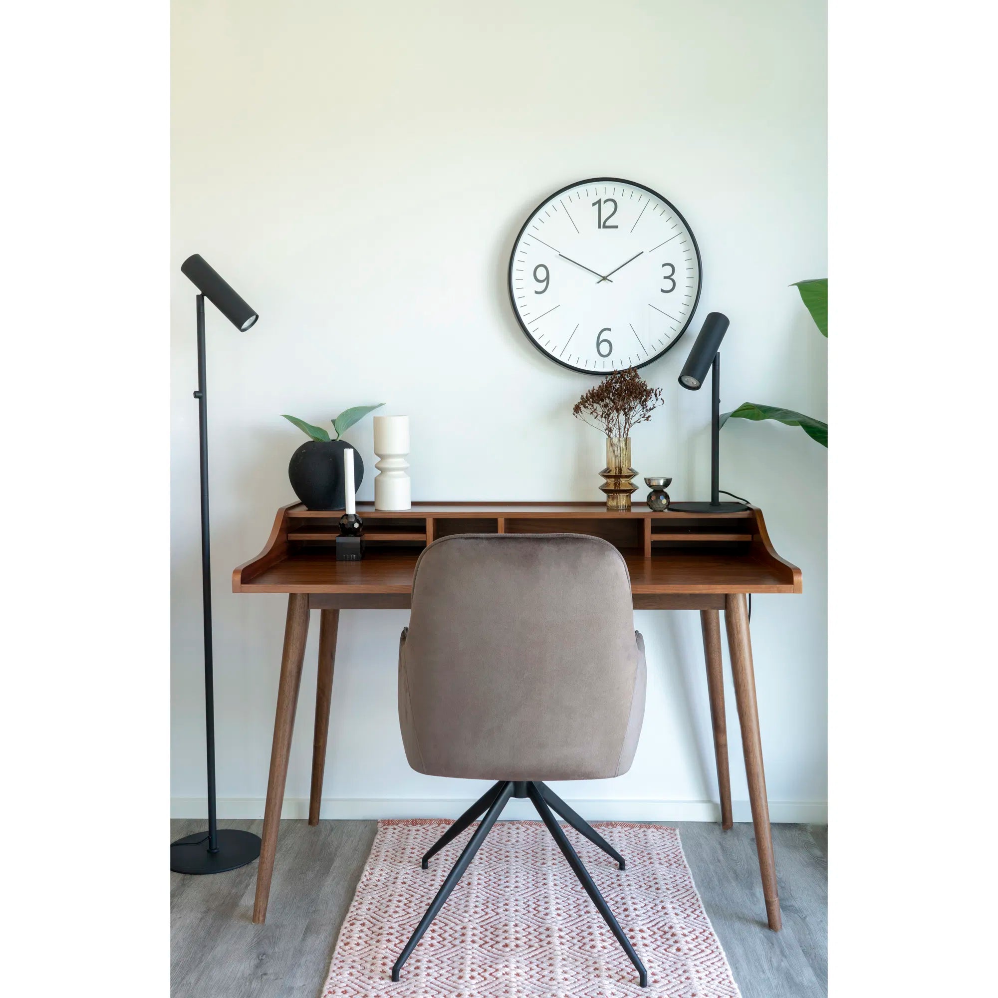 Table lamp "Lazaro" – metal accent in black or gold