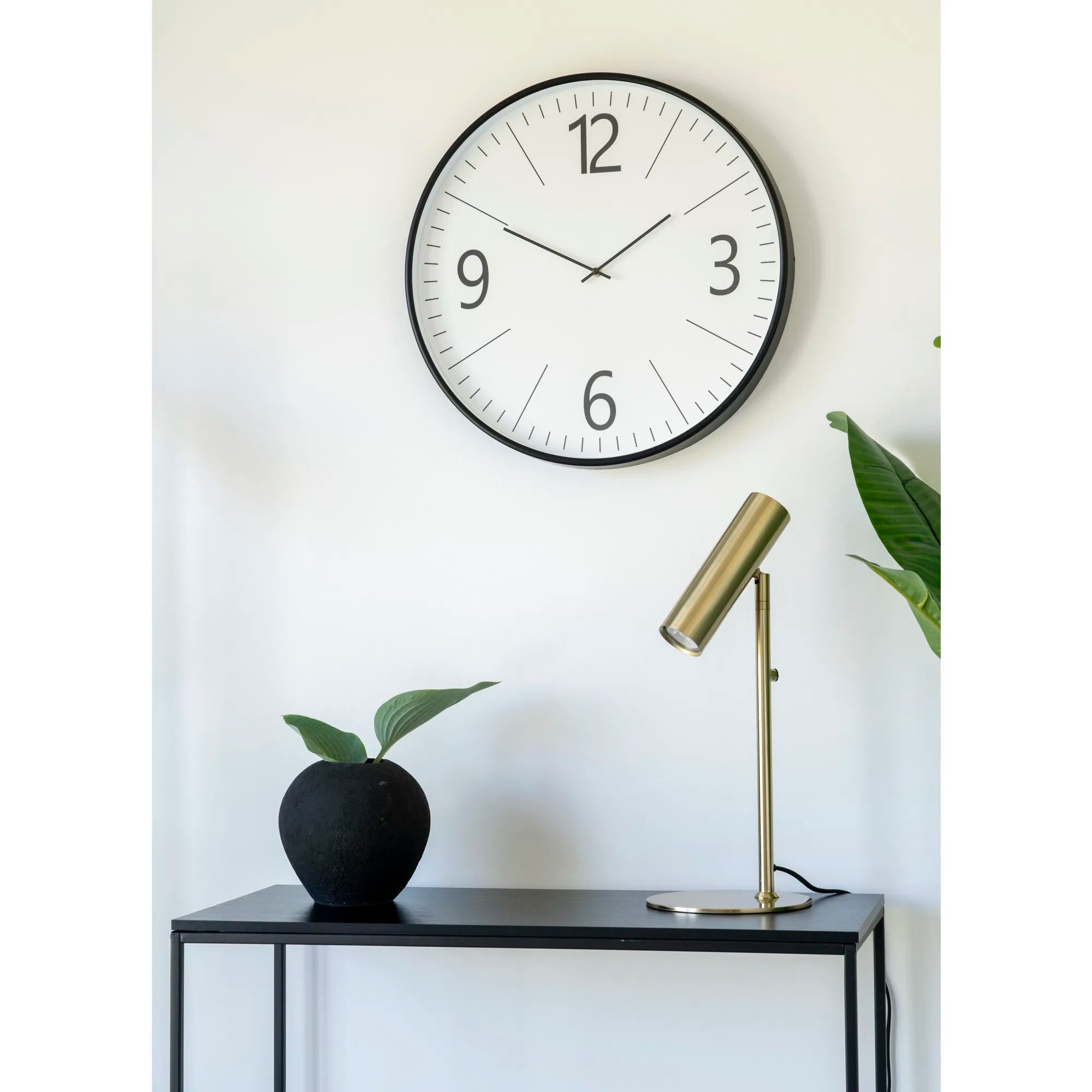 Table lamp "Lazaro" – metal accent in black or gold