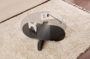 Rovida Coffee Table - with Round Glass Top in 2 Variants