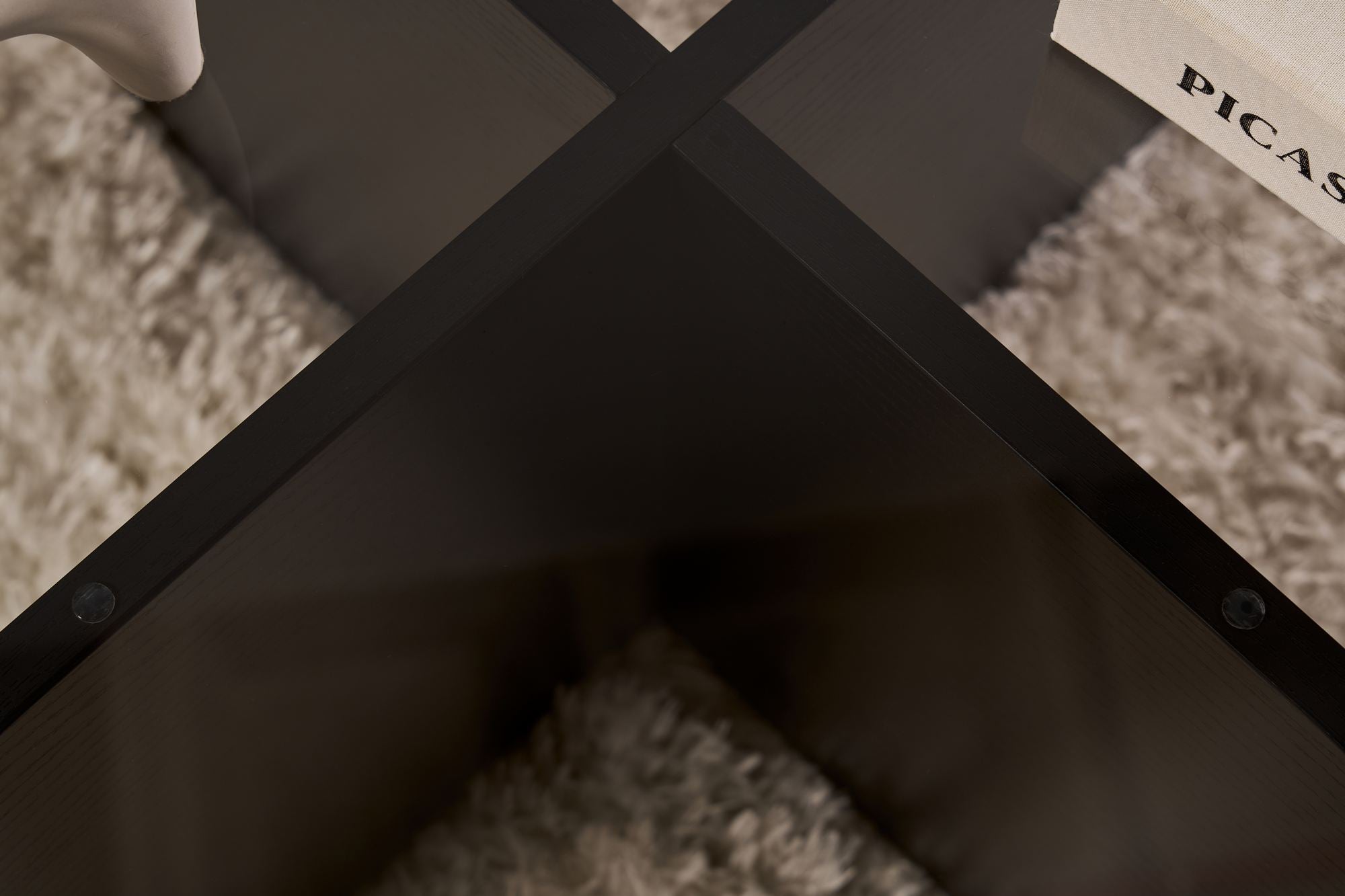 Rovida Coffee Table - with Round Glass Top in 2 Variants