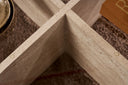 Rovida Coffee Table - with Round Glass Top in 2 Variants