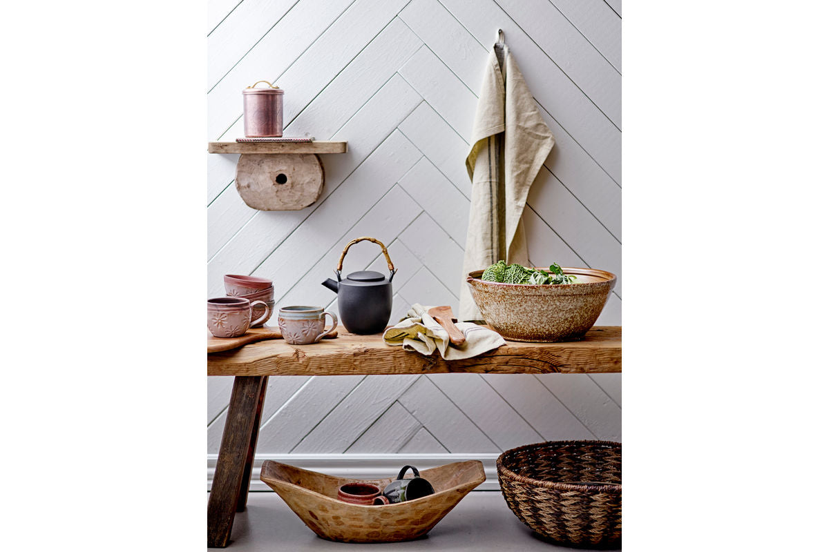 Fiora Bowl Set – Stoneware with Reactive Glaze (Set of 3)