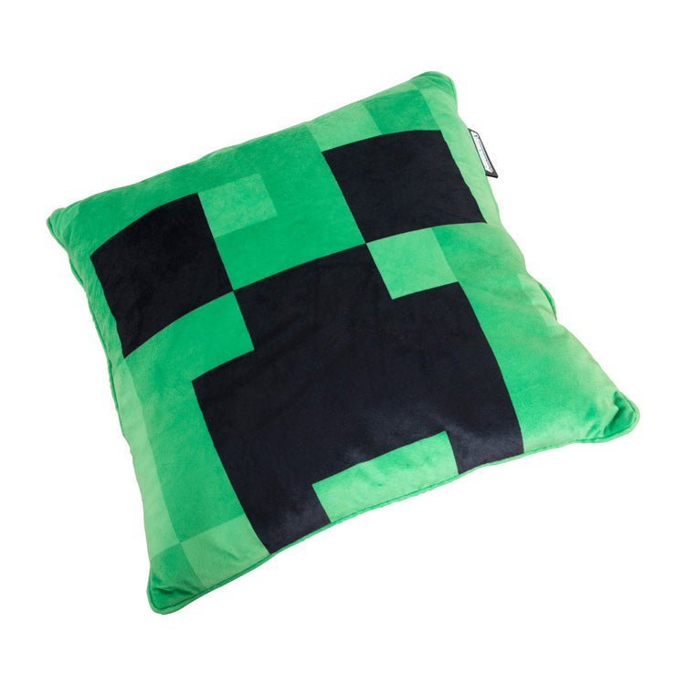 Minecraft Decorative Pillow "Creeper Plush" – with Filling & Velvet Look