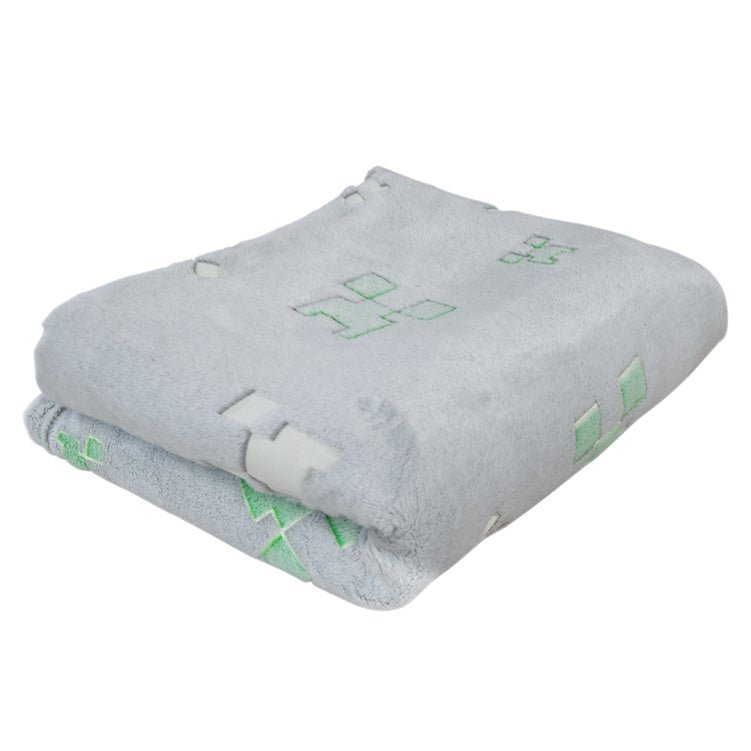 Minecraft Kuscheldecke „Glow“ – mit Glow-in-the-Dark Effekt & weichem Fleece