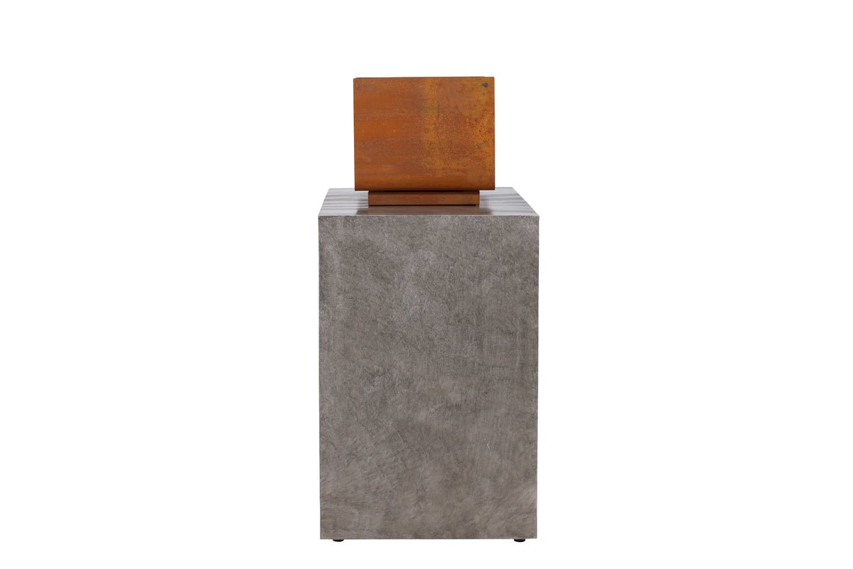 Outdoor Kitchen Sella - made of aluminum in Light Gray including grill