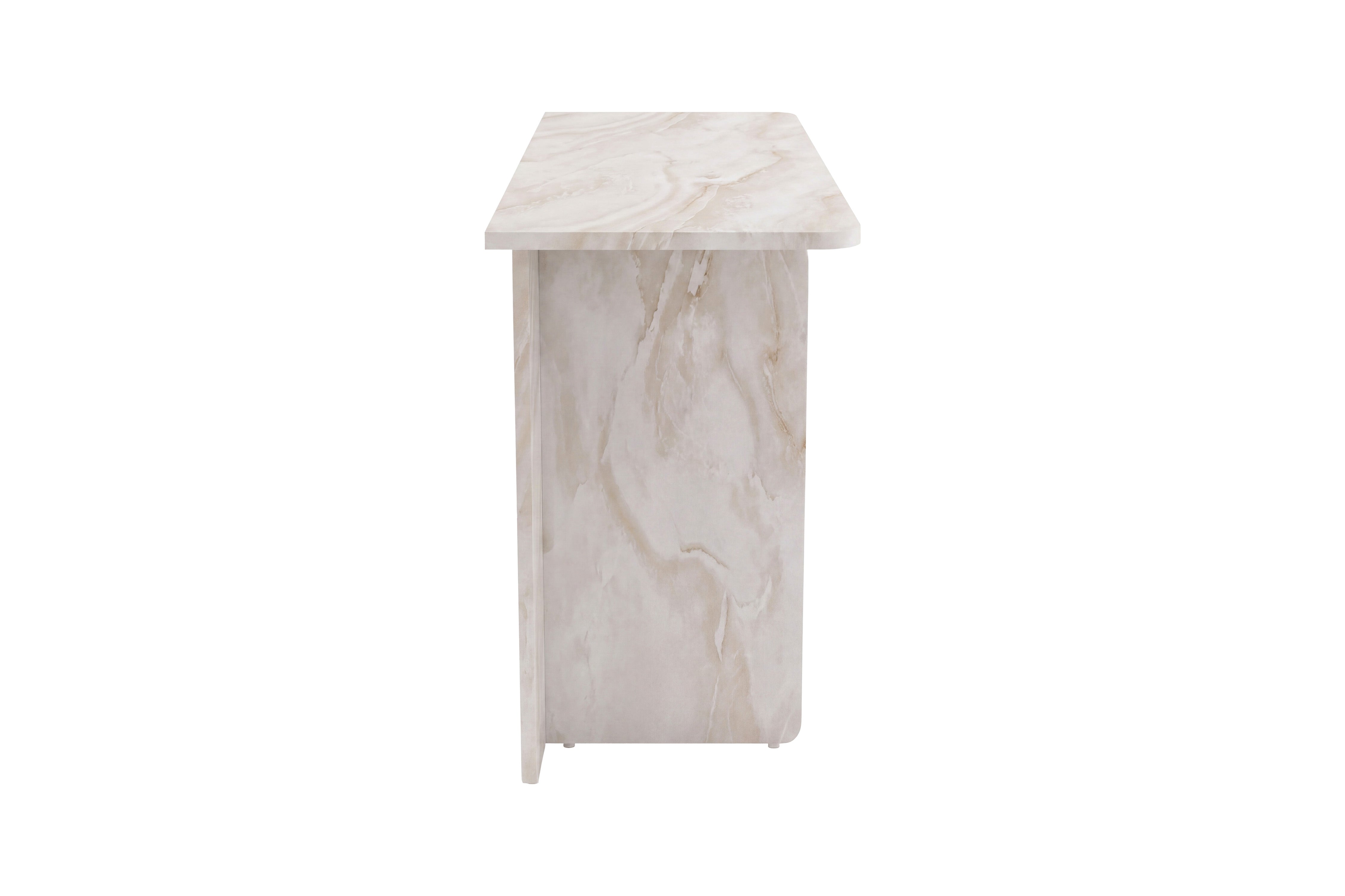 Side table Zaviro - stylish table in marble look