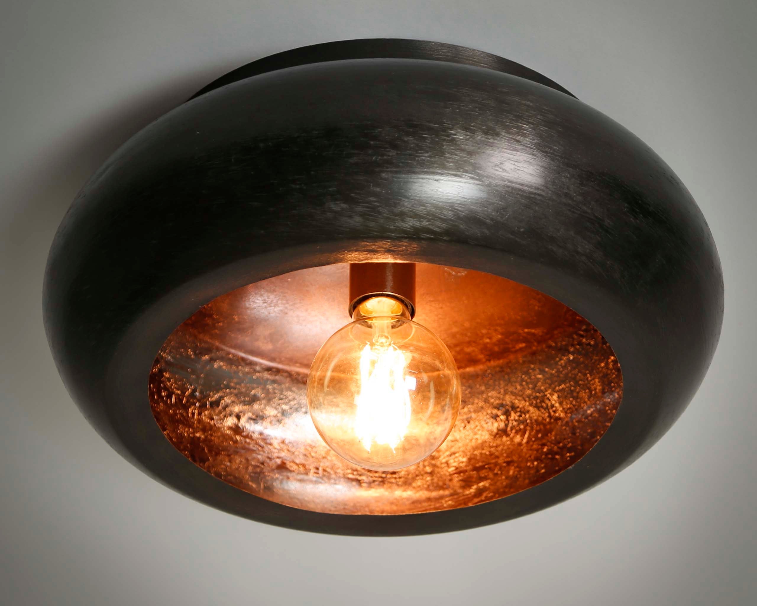 Ceiling light "Sky" – Metal lamp in black nickel