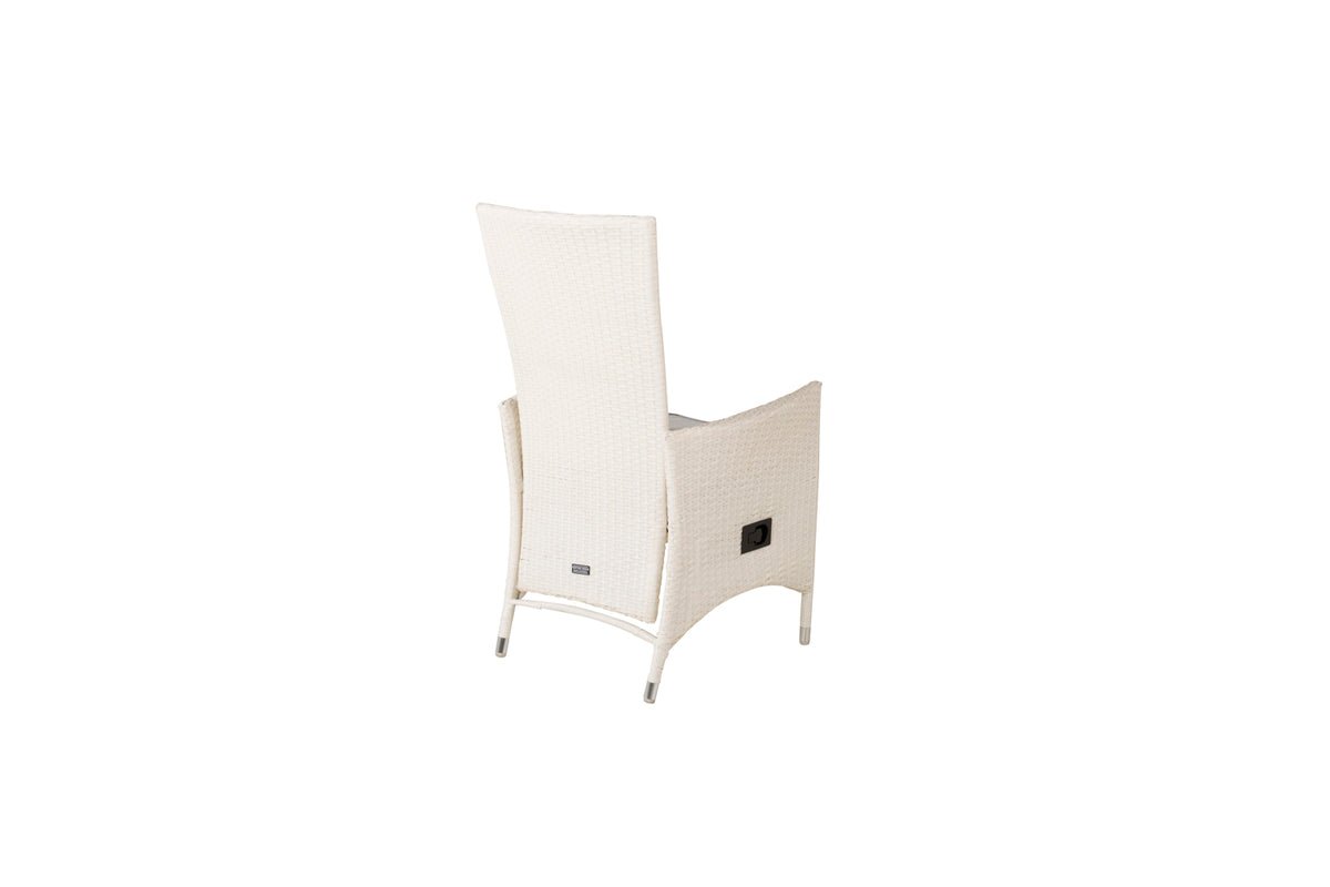2-piece Set - Venezia Garden Chair in Rattan Look in Black, White or Natural Look