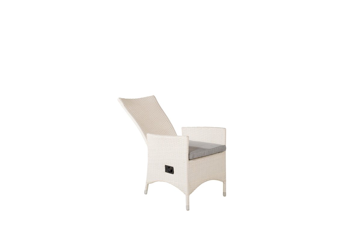 2-piece Set - Venezia Garden Chair in Rattan Look in Black, White or Natural Look