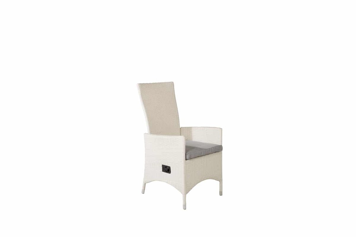 2-piece Set - Venezia Garden Chair in Rattan Look in Black, White or Natural Look