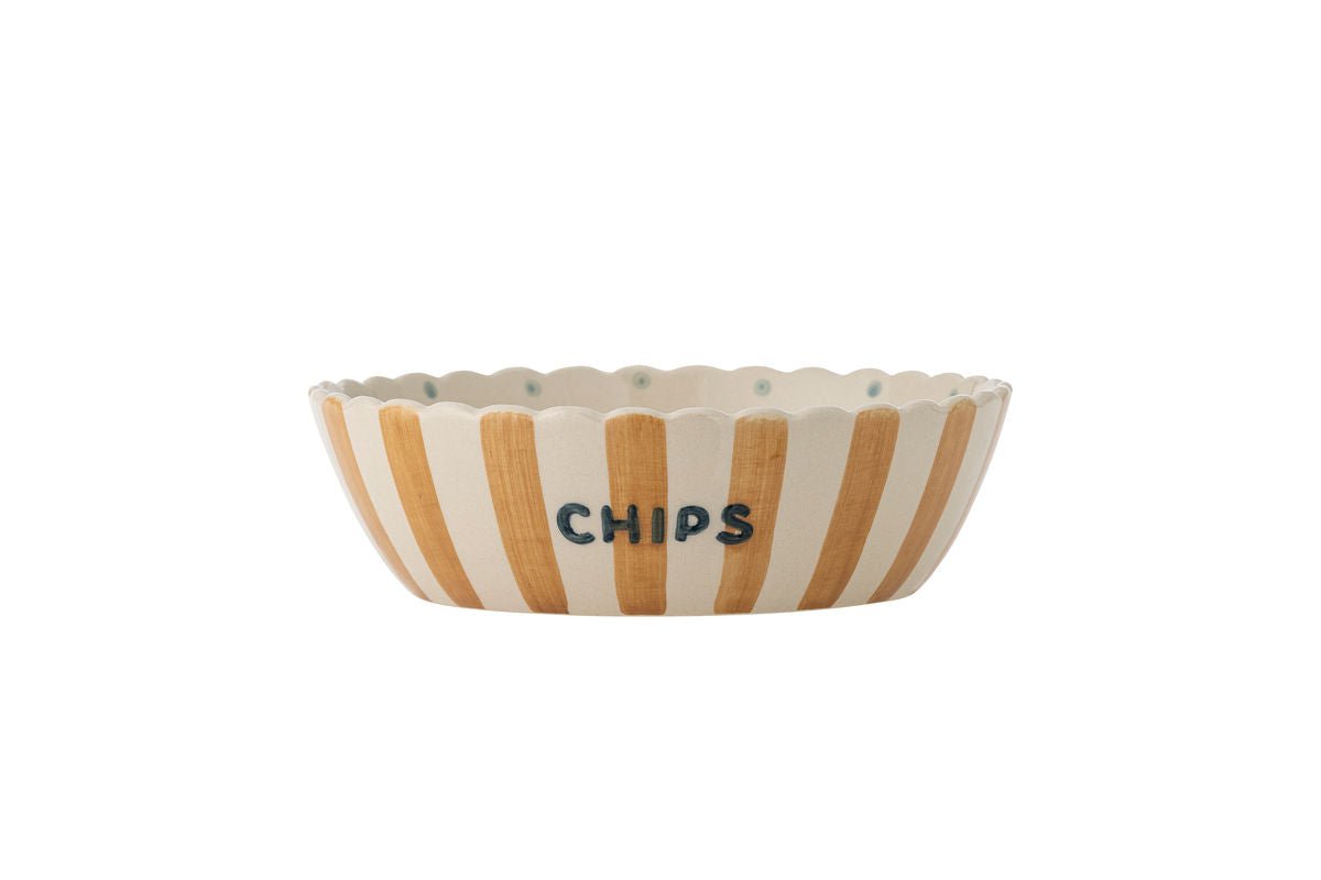 Bowl Mira – Hand-Painted Chip Bowl Made of Stoneware