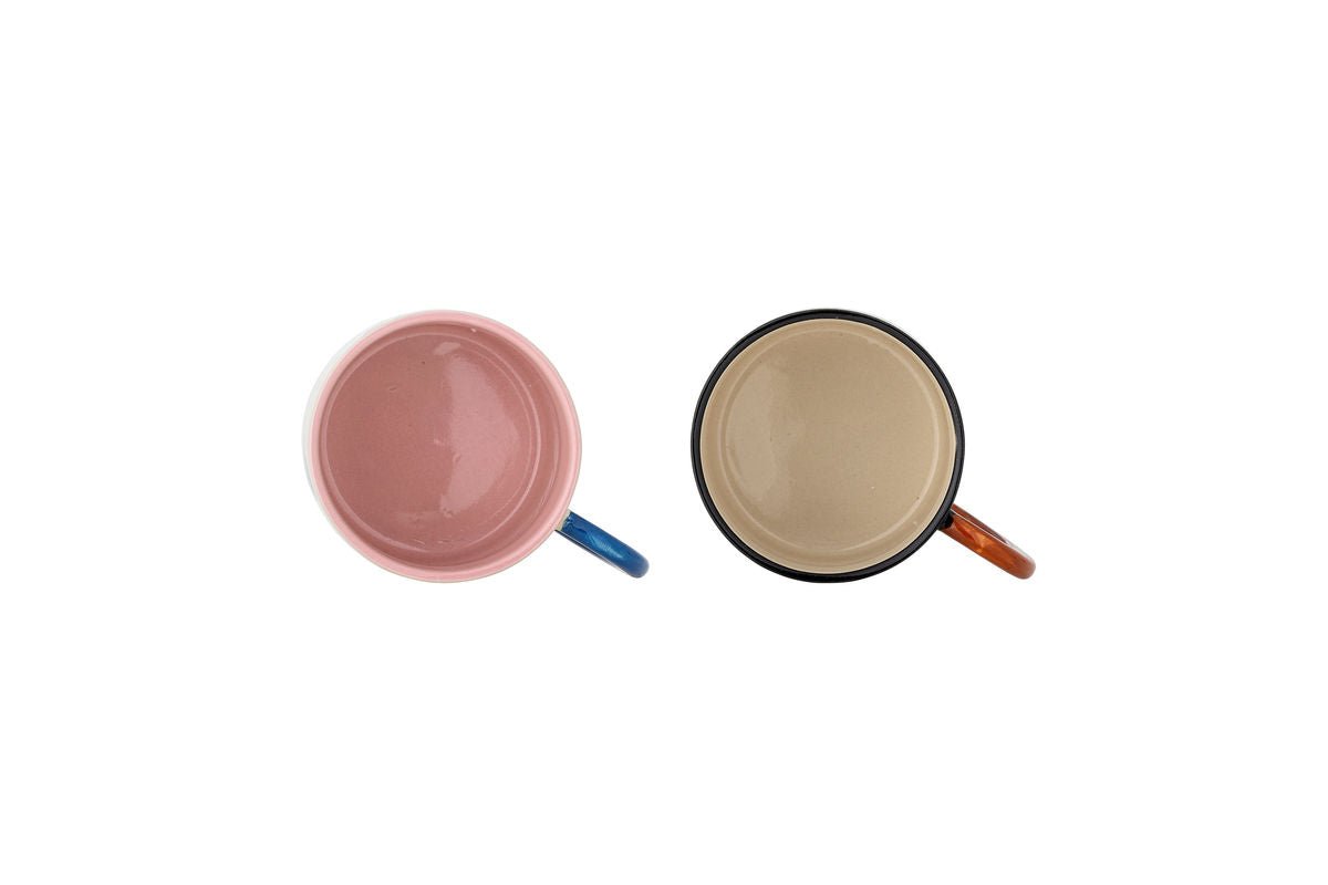 Alina Cup Set – Hand-Painted Designs in Vibrant Colors (Set of 2)