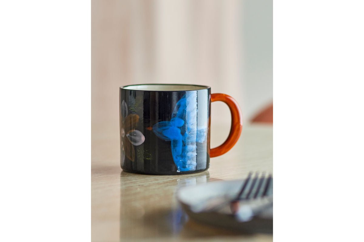 Alina Cup Set – Hand-Painted Designs in Vibrant Colors (Set of 2)