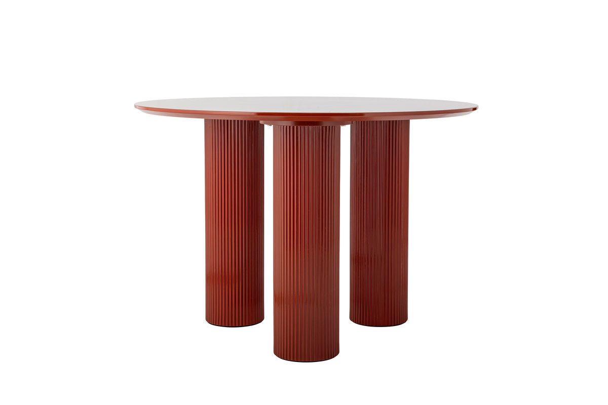 Dining Table Rufia – Sculptural Design in Red