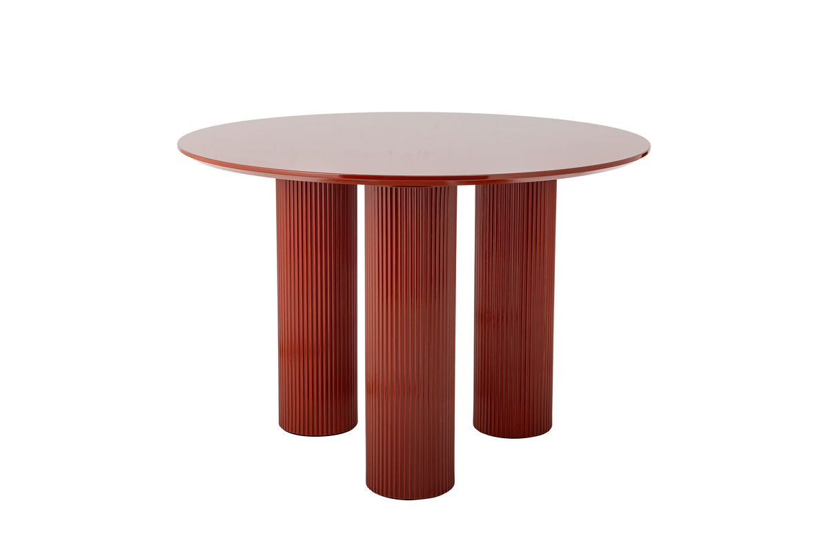 Dining Table Rufia – Sculptural Design in Red