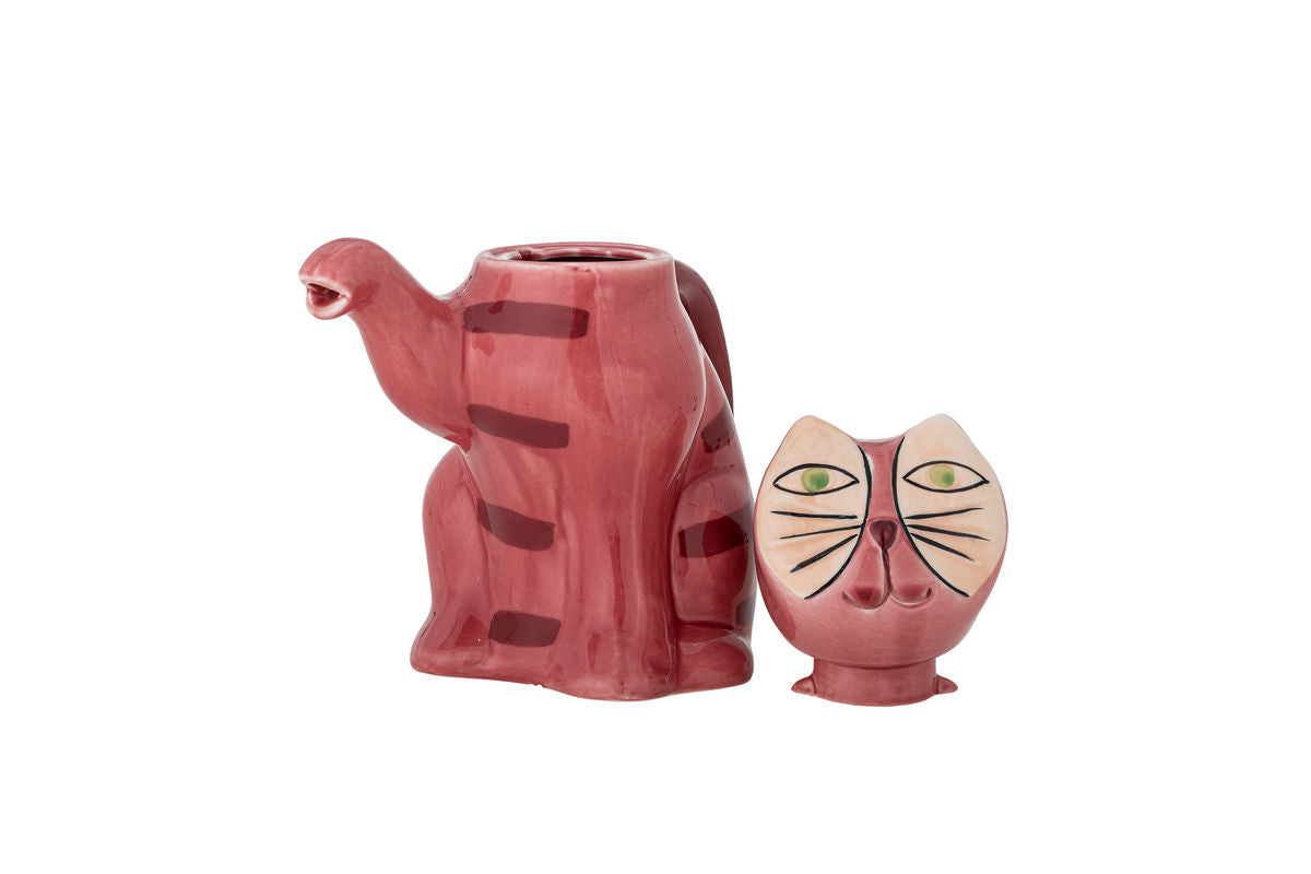 Teapot Minka – Hand-painted Stoneware in Cat Shape
