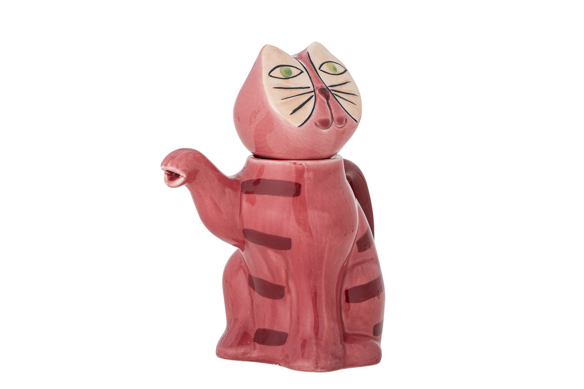 Teapot Minka – Hand-painted Stoneware in Cat Shape
