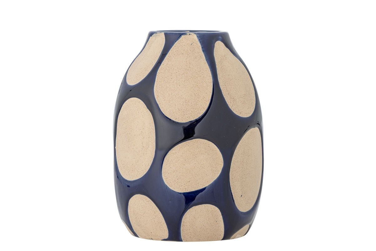 Vase „Zavien“ – Blaues Steingut