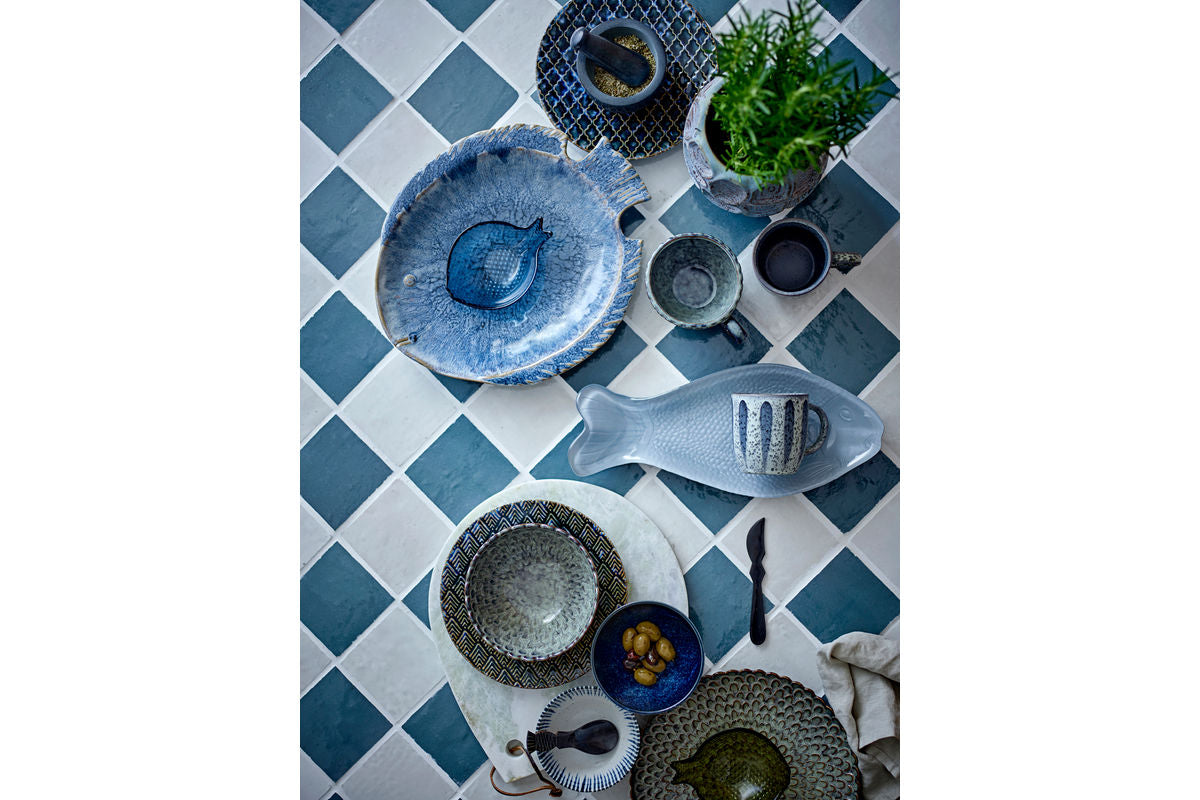 Lela Cup Set – Gray, made of Stoneware (Set of 4)