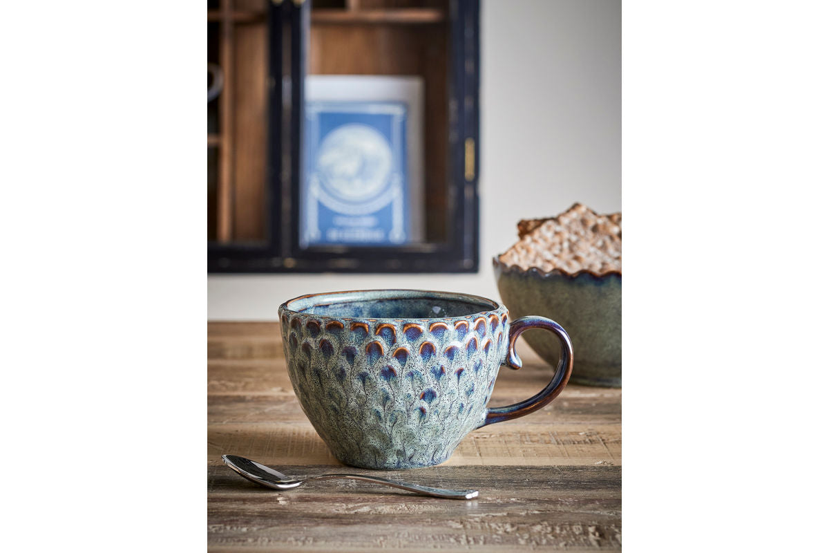 Lela Cup Set – Gray, made of Stoneware (Set of 4)