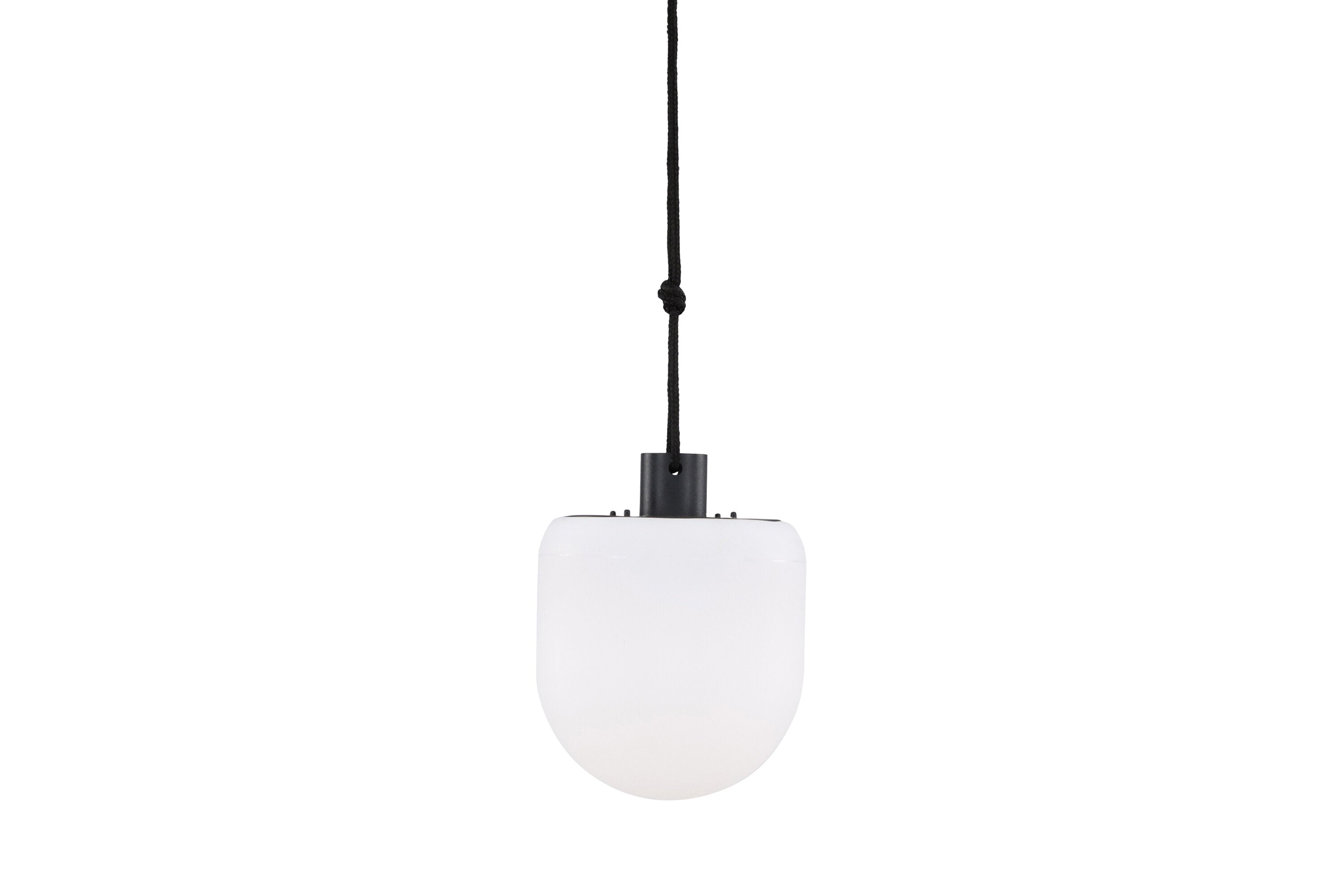 Outdoor pendant lamp "Ilona" – in White steel for terrace, balcony & garden