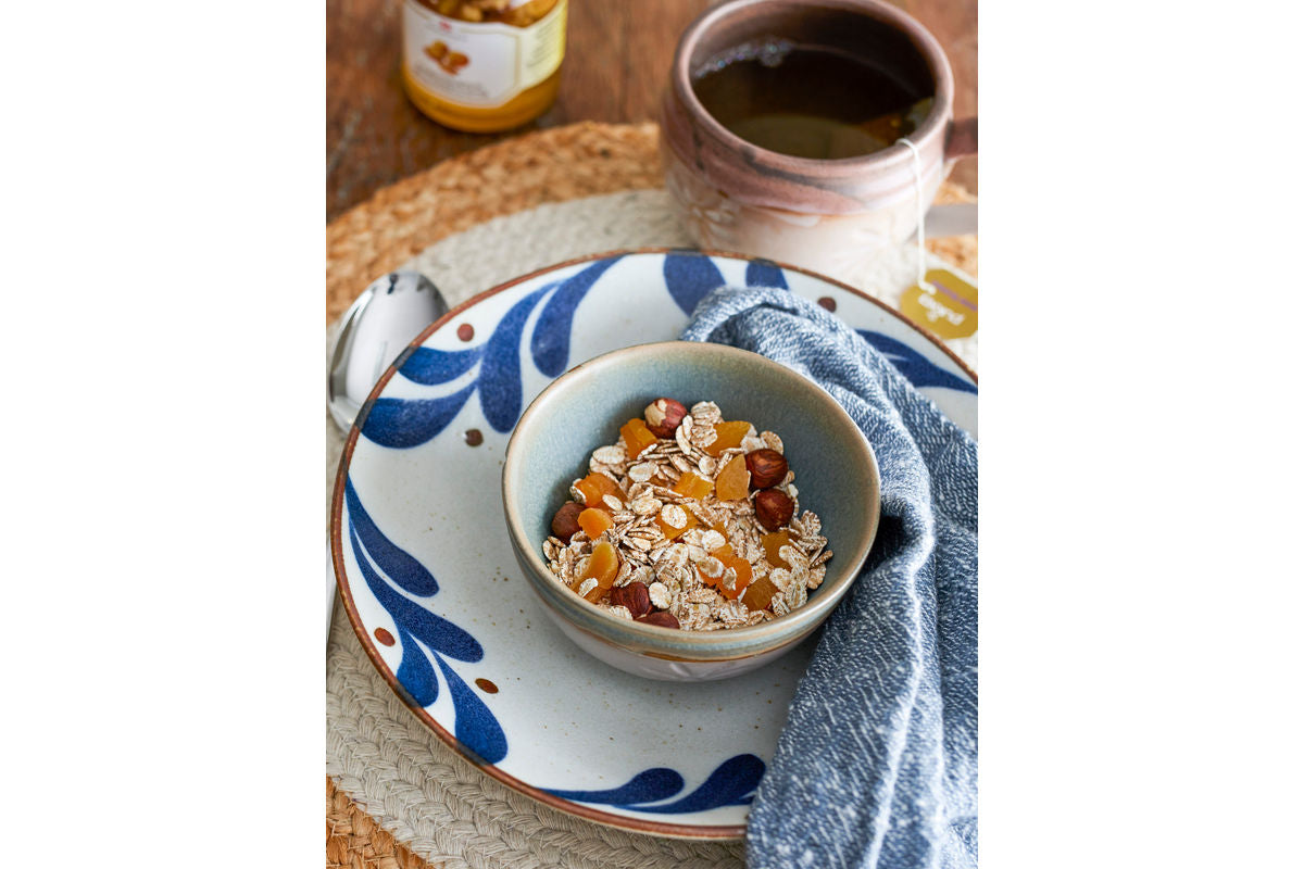 Fiora Bowl Set – Stoneware with Reactive Glaze (Set of 3)