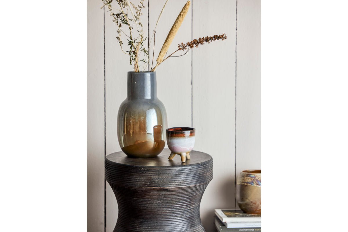 Vase "Amara" – Brown Glass