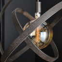 Orvion pendant light - 1 light with a sphere design in metal in Black
